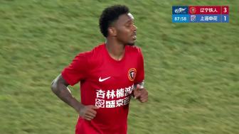 [进球视频] 梅开二度！热菲尼奥单刀轻巧挑射破门，铁人3-1领先申花