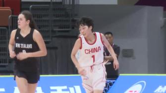 08月10日国青女篮热身赛贵阳赛区 中国U18女篮 - 新西兰U18女篮 全场录像【全场录像+集锦】